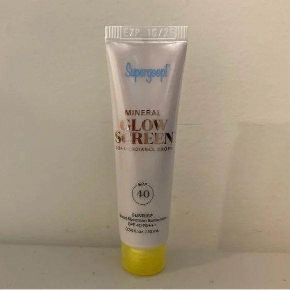 5/$25 Supergoop! Mineral Glow Screen SPF 40 SUNRISE 10ml - Picture 1 of 1